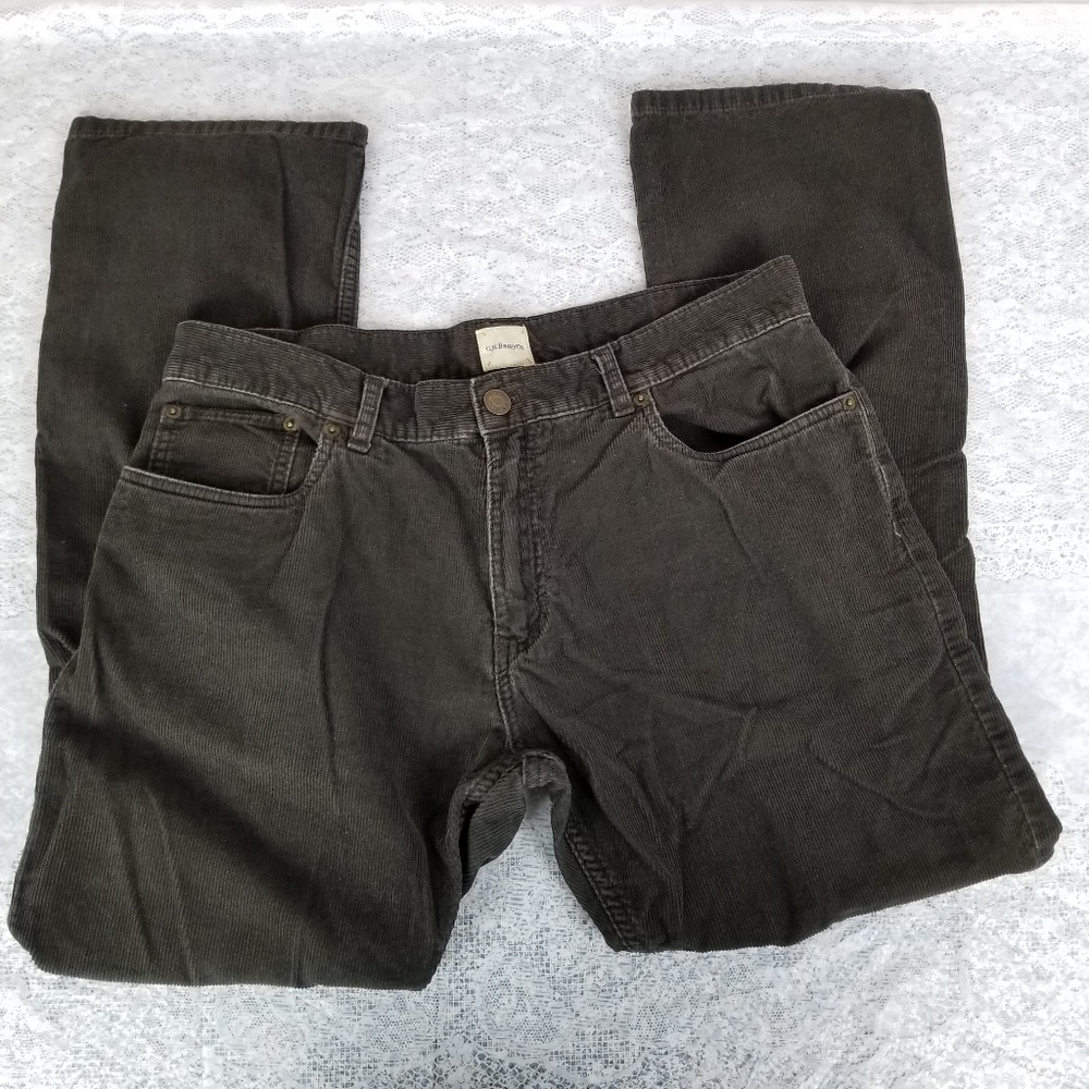 G.H. Bass & Co 34X30 Men's Dark Brown Corduroy